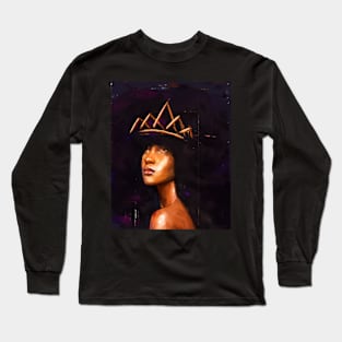 Black is QUeen Long Sleeve T-Shirt